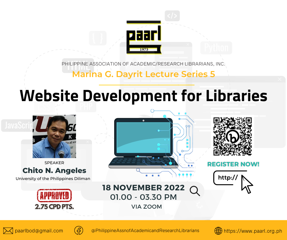 MGDLS5 : Website Development for Libraries