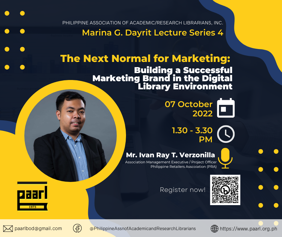 MGDLS 4: THE NEXT NEW NORMAL FOR MARKETING: BUILDING A SUCCESSFUL MARKETING BRAND IN THE DIGITAL LIBRARY ENVIRONMENT