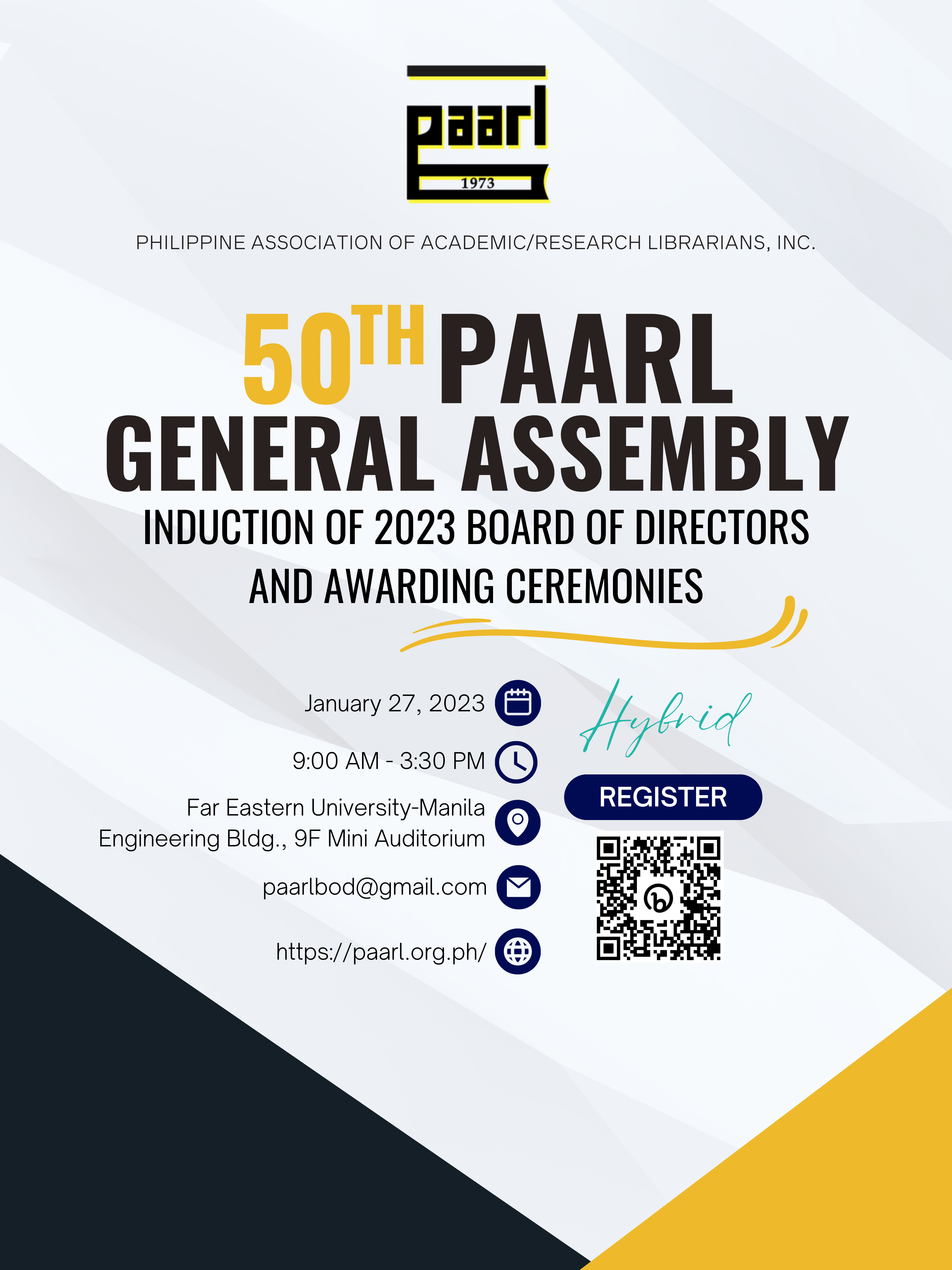 PAARL 50th General Assembly