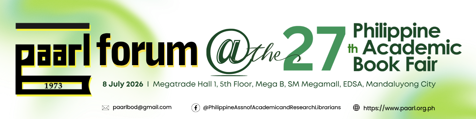 PAARL Forum at the 27th Philippine Academic Book Fair